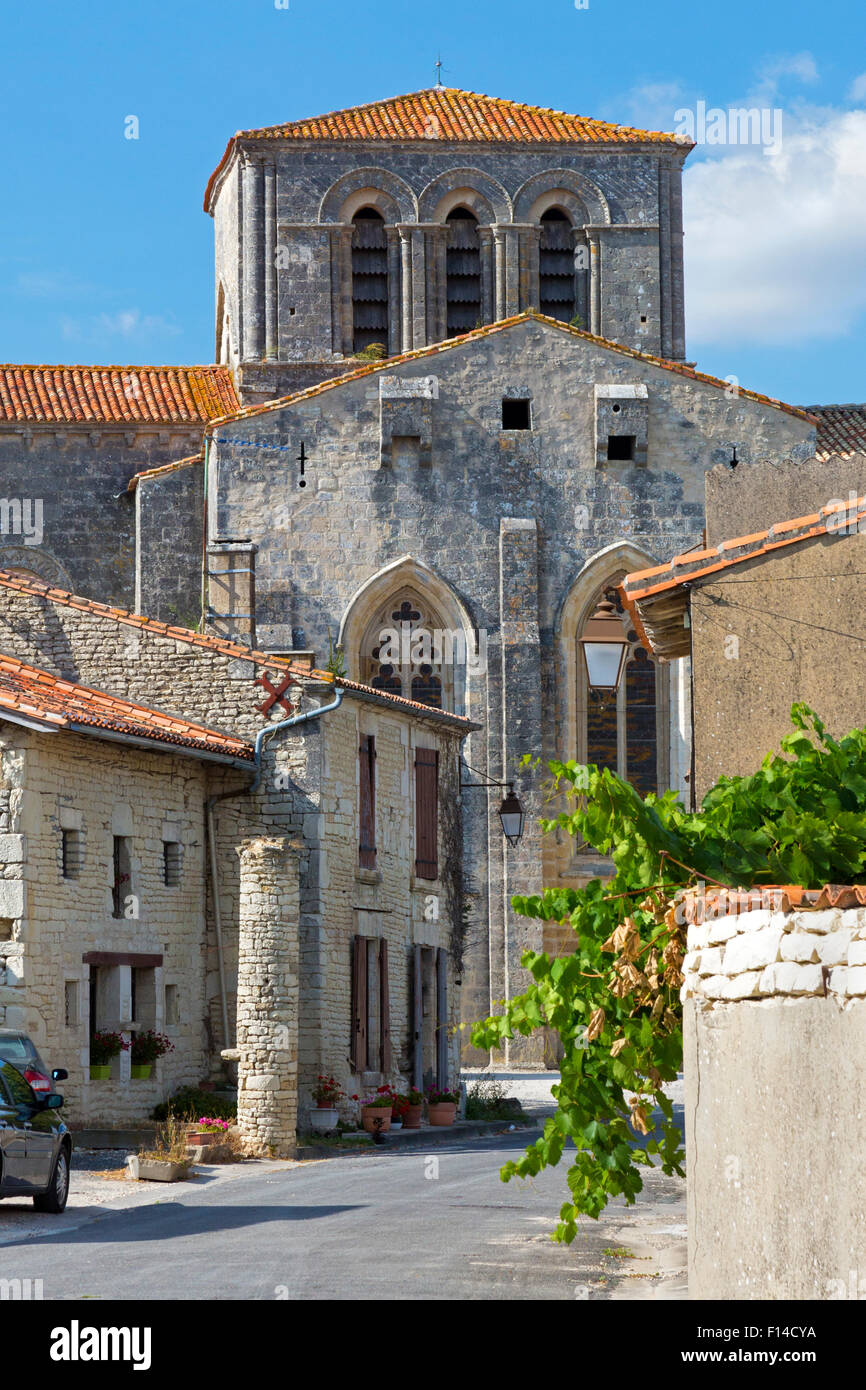 Village de Marcillac Lanville, Charente Maritime, France Banque D'Images