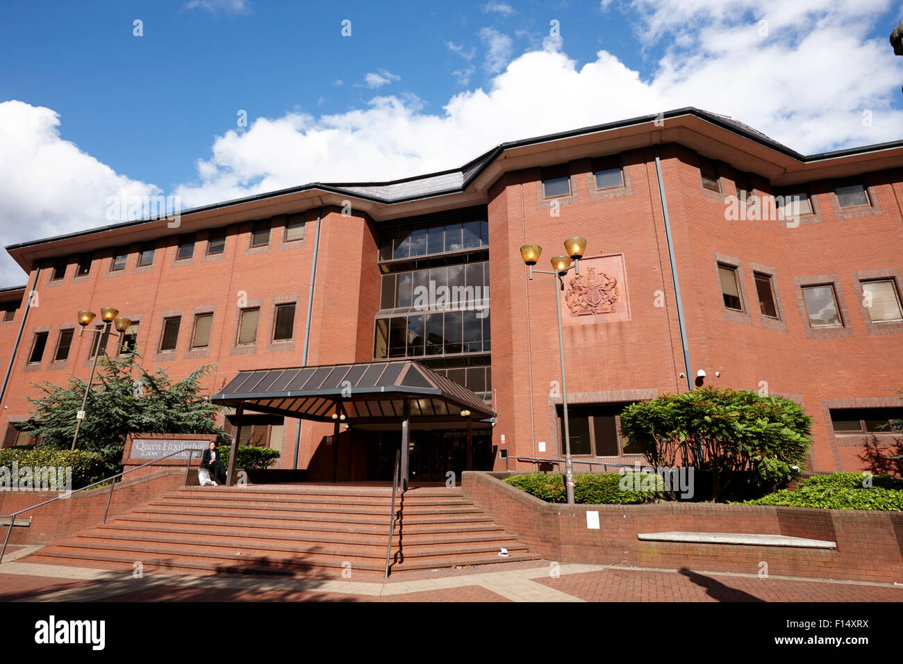 La reine Elizabeth 2 law courts Birmingham UK Banque D'Images