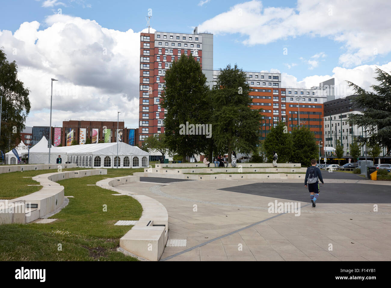 Campus de l'université Aston Birmingham UK Banque D'Images