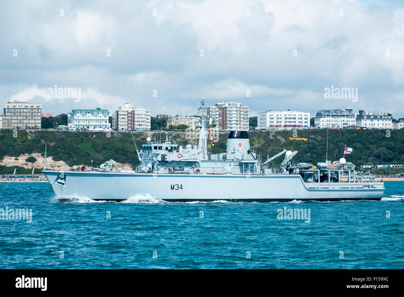 Le HMS Middleton (M34) de Bournemouth Dorset UK Banque D'Images