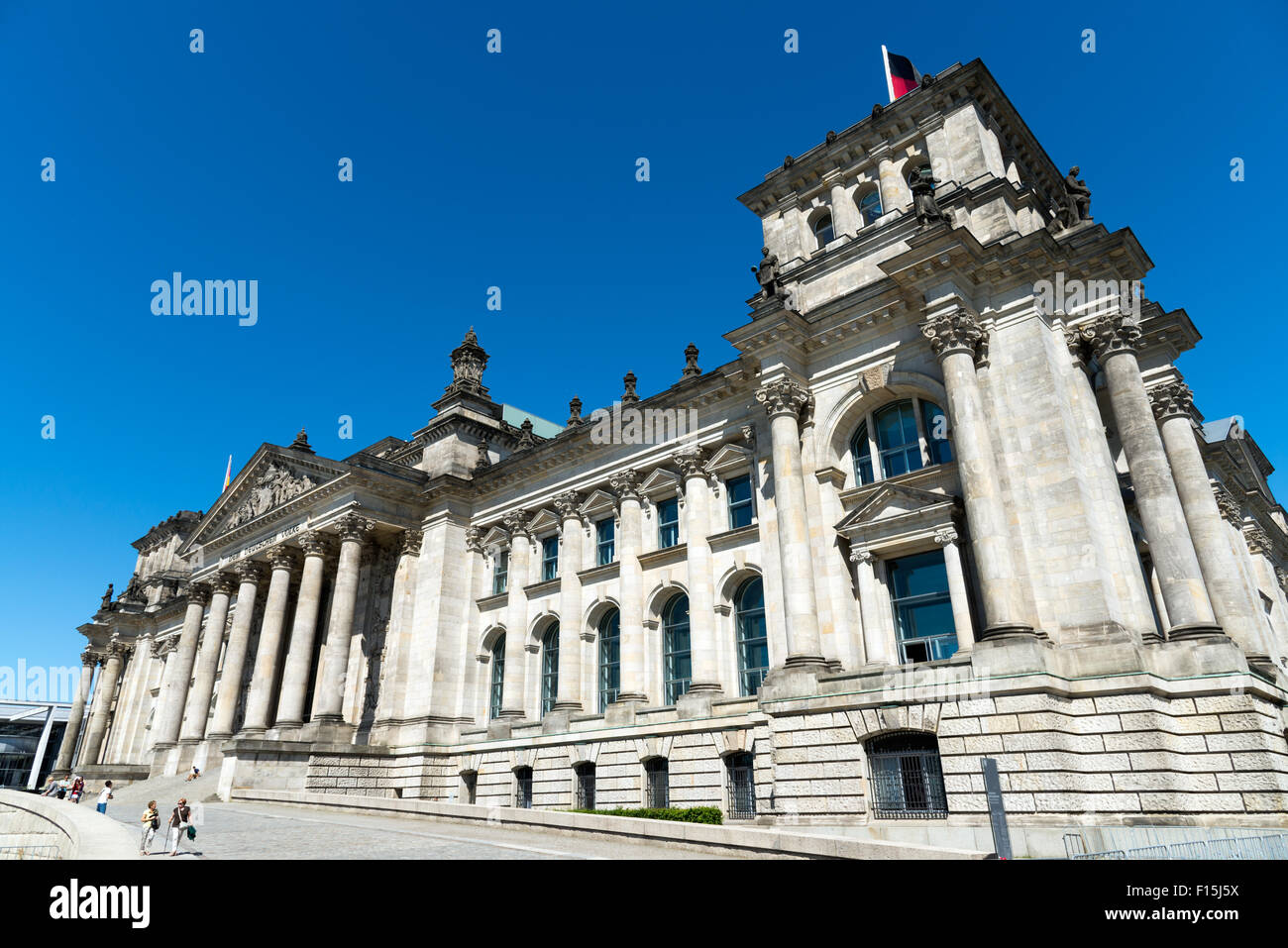 Le bâtiment du Reichstag, Berlin, Allemagne Banque D'Images