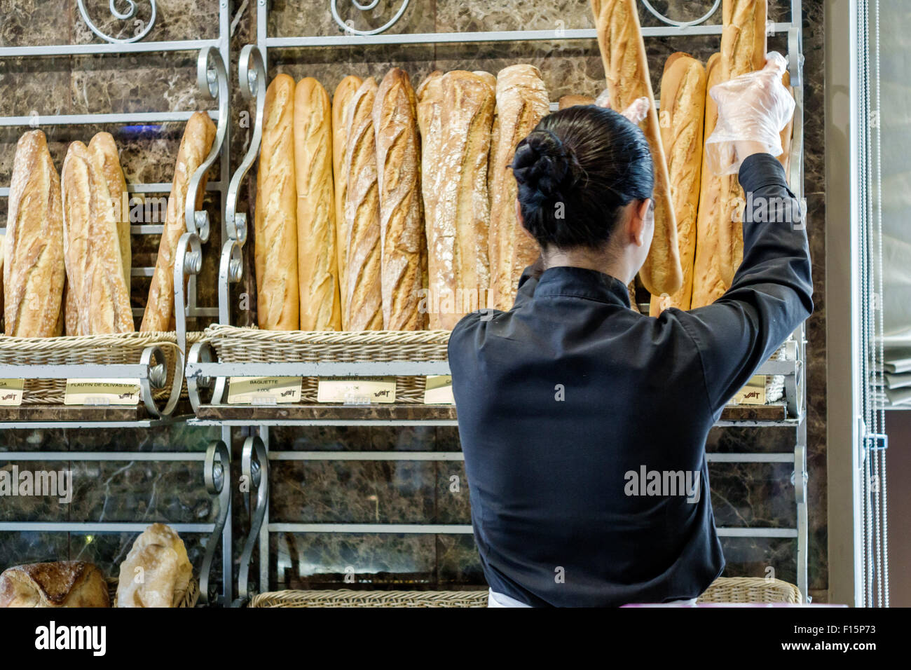 Madrid Espagne,Europe,Espagnol,Hispanic Latin Latino immigrés ethniques minorités,Retiro,VAIT,restaurant restaurants repas manger dehors café Banque D'Images