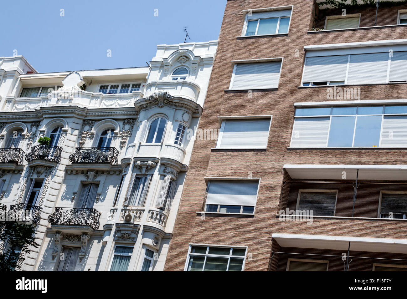 Madrid Espagne,Hispanic Centro,Retiro,Calle de Espanter,appartements,classique,moderne,Spain150629046 Banque D'Images