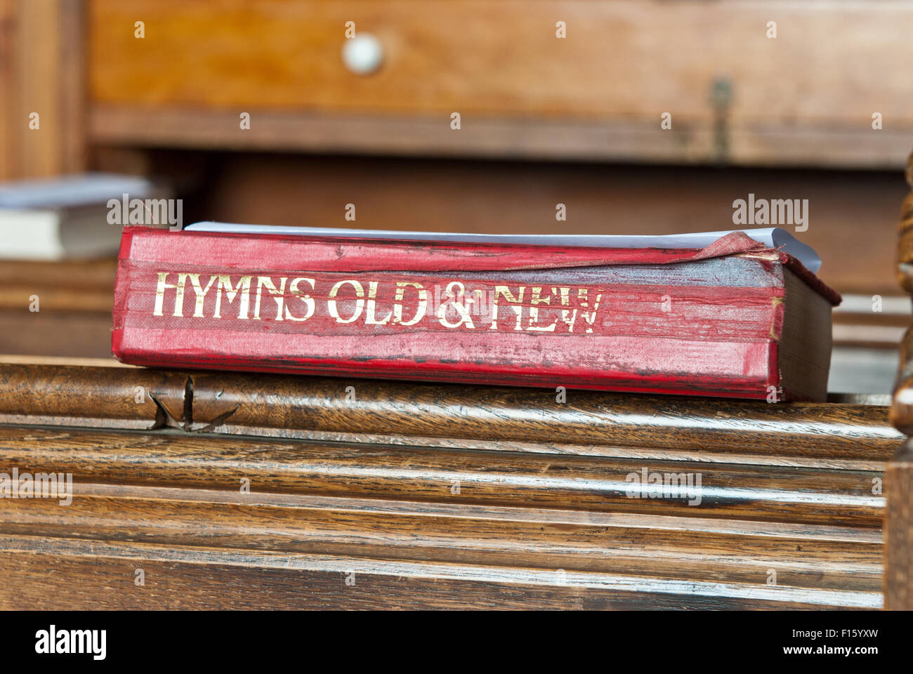 Livre de cantiques Banque D'Images