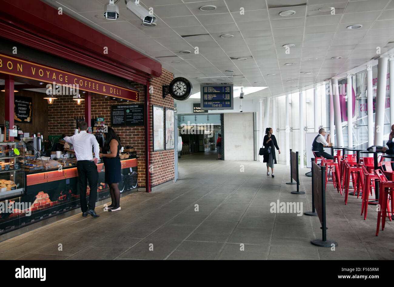 La gare de Blackfriars Entrée - London UK Banque D'Images