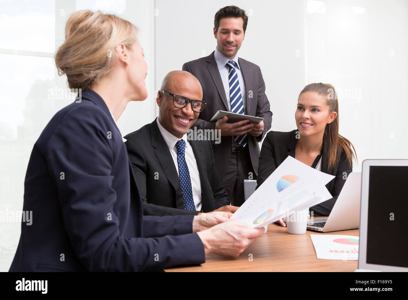 Les gens d'affaires réunion Banque D'Images