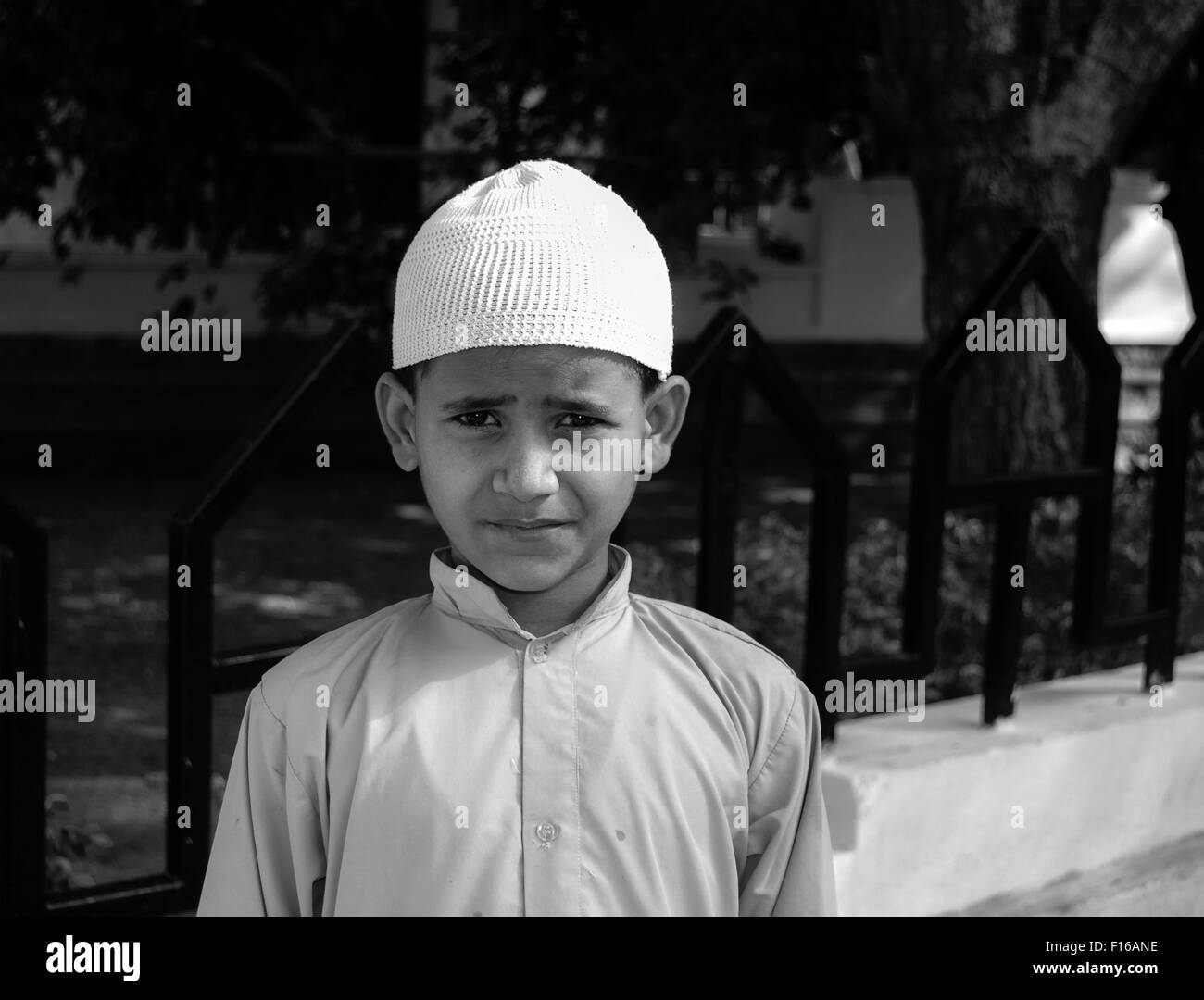 Enfant musulman Banque D'Images