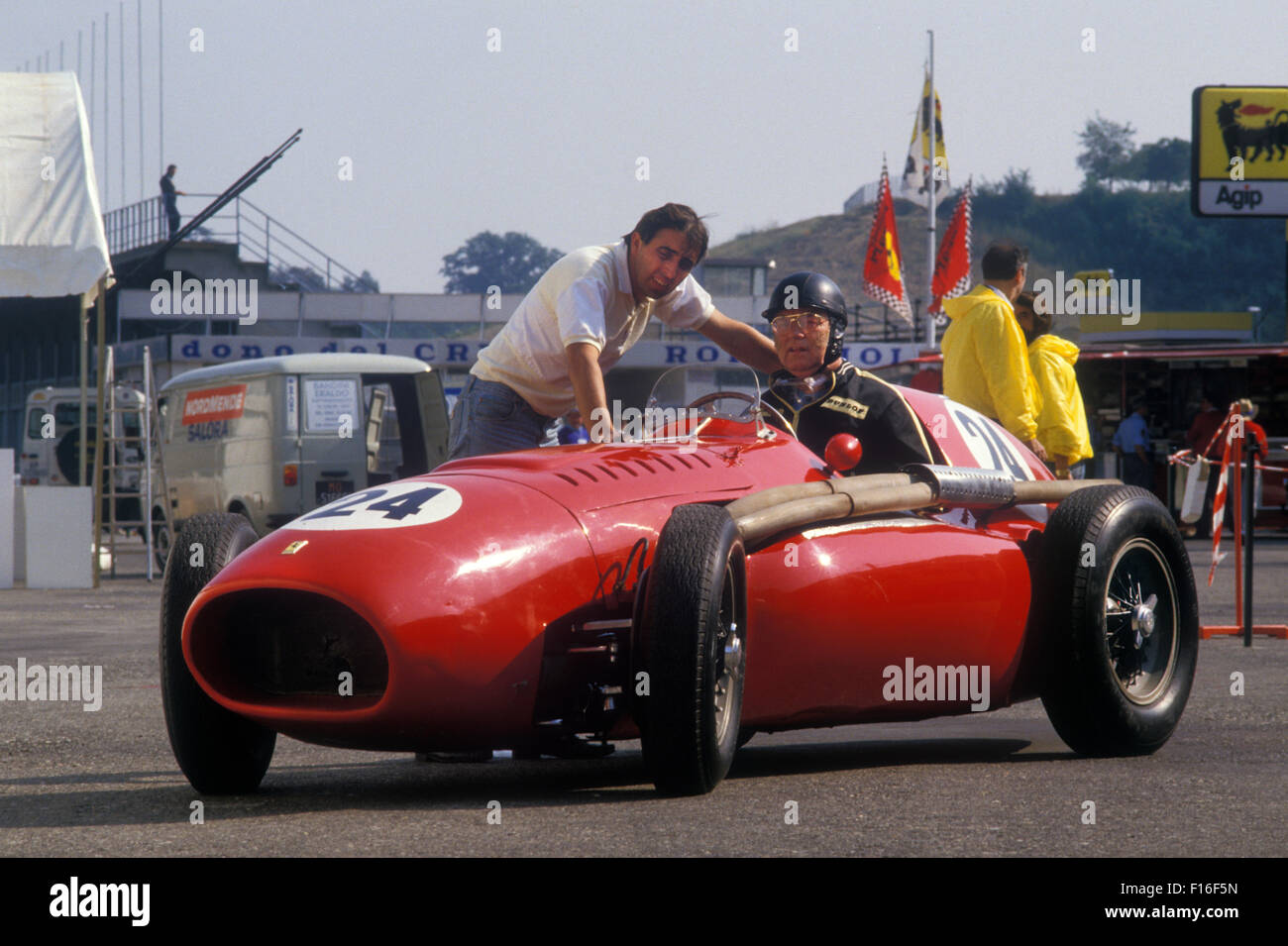 40e anniversaire de la Ferrari Dino Ferrari Autodrome festival à Imola, Italie Banque D'Images
