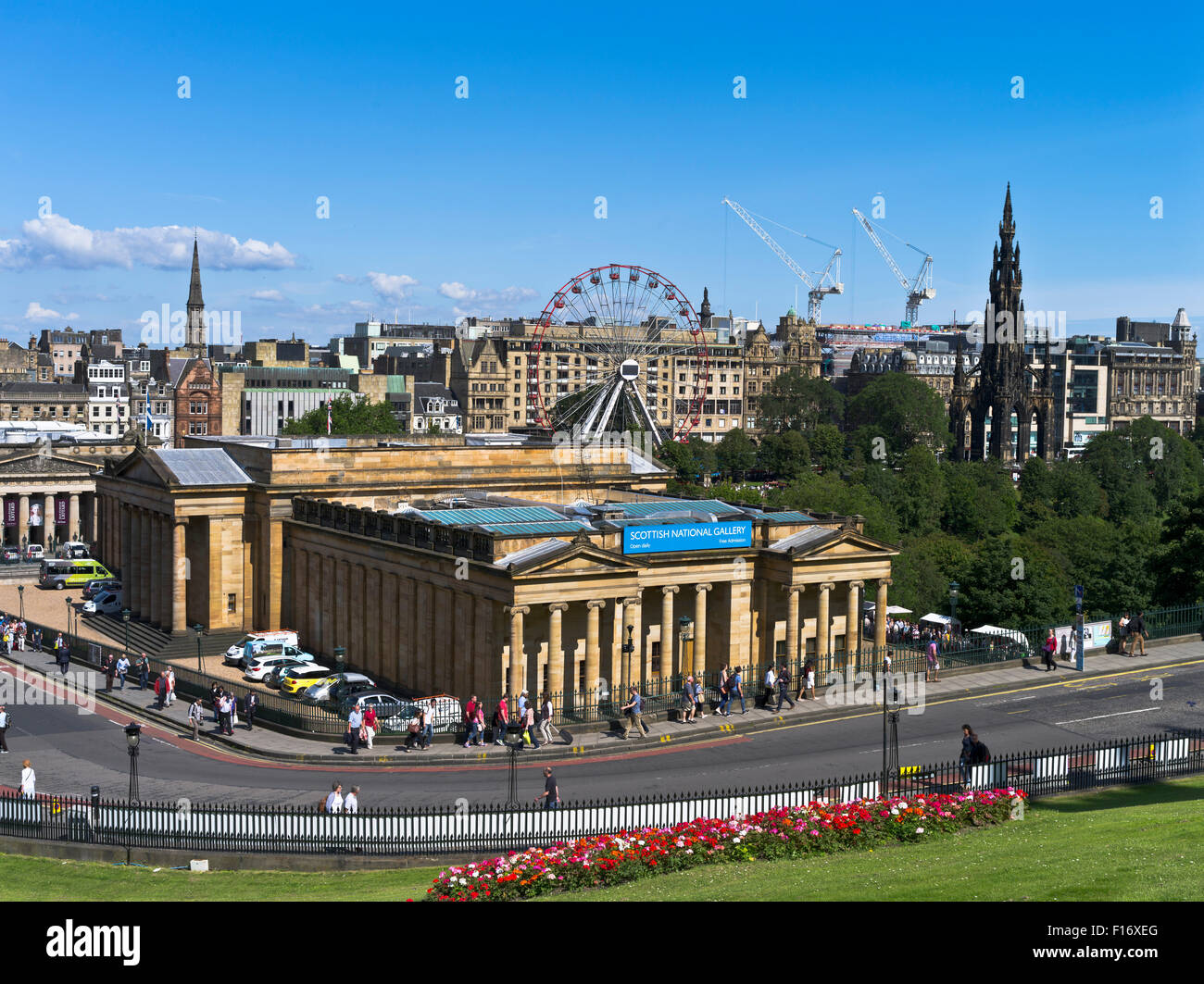 Dh National Gallery of Scotland Le monticule Edinburgh Scottish National Gallery art monticule d'Édimbourg Banque D'Images