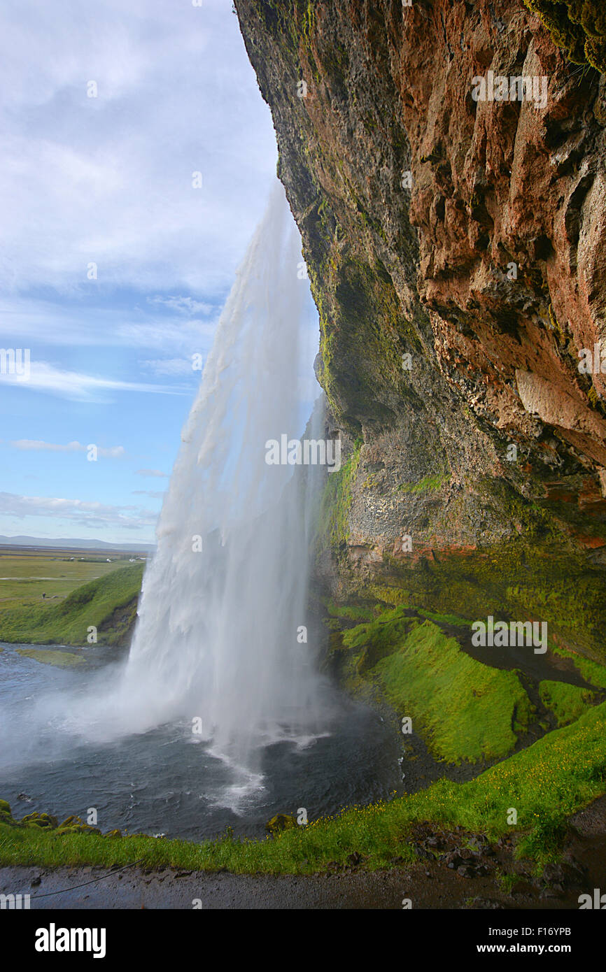 Chutes d'eau en Islande Islande collection paysages Banque D'Images