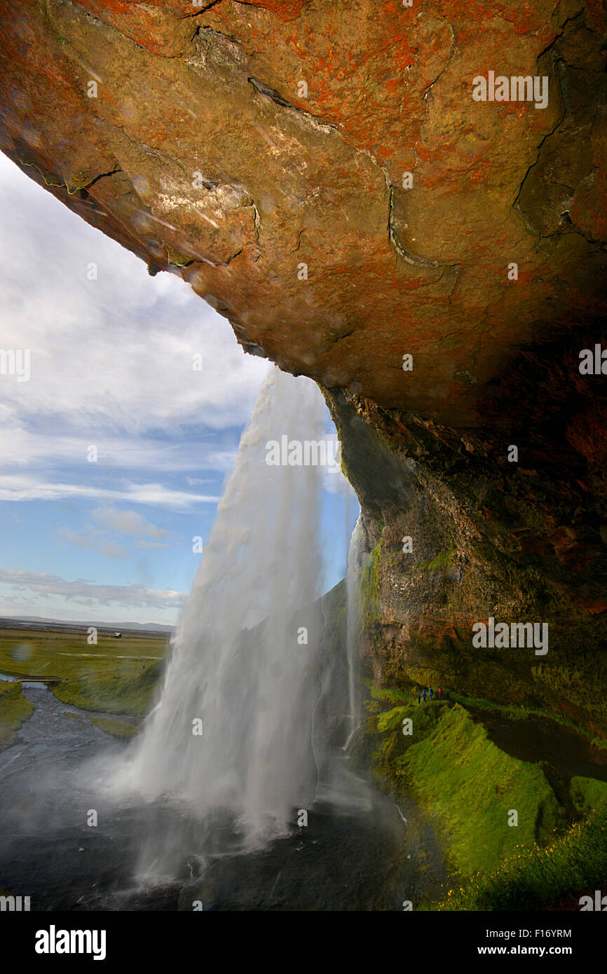 Chutes d'eau en Islande Islande collection paysages Banque D'Images