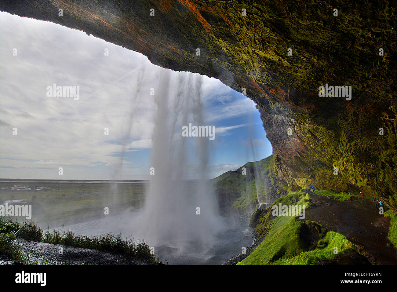 Chutes d'eau en Islande Islande collection paysages Banque D'Images