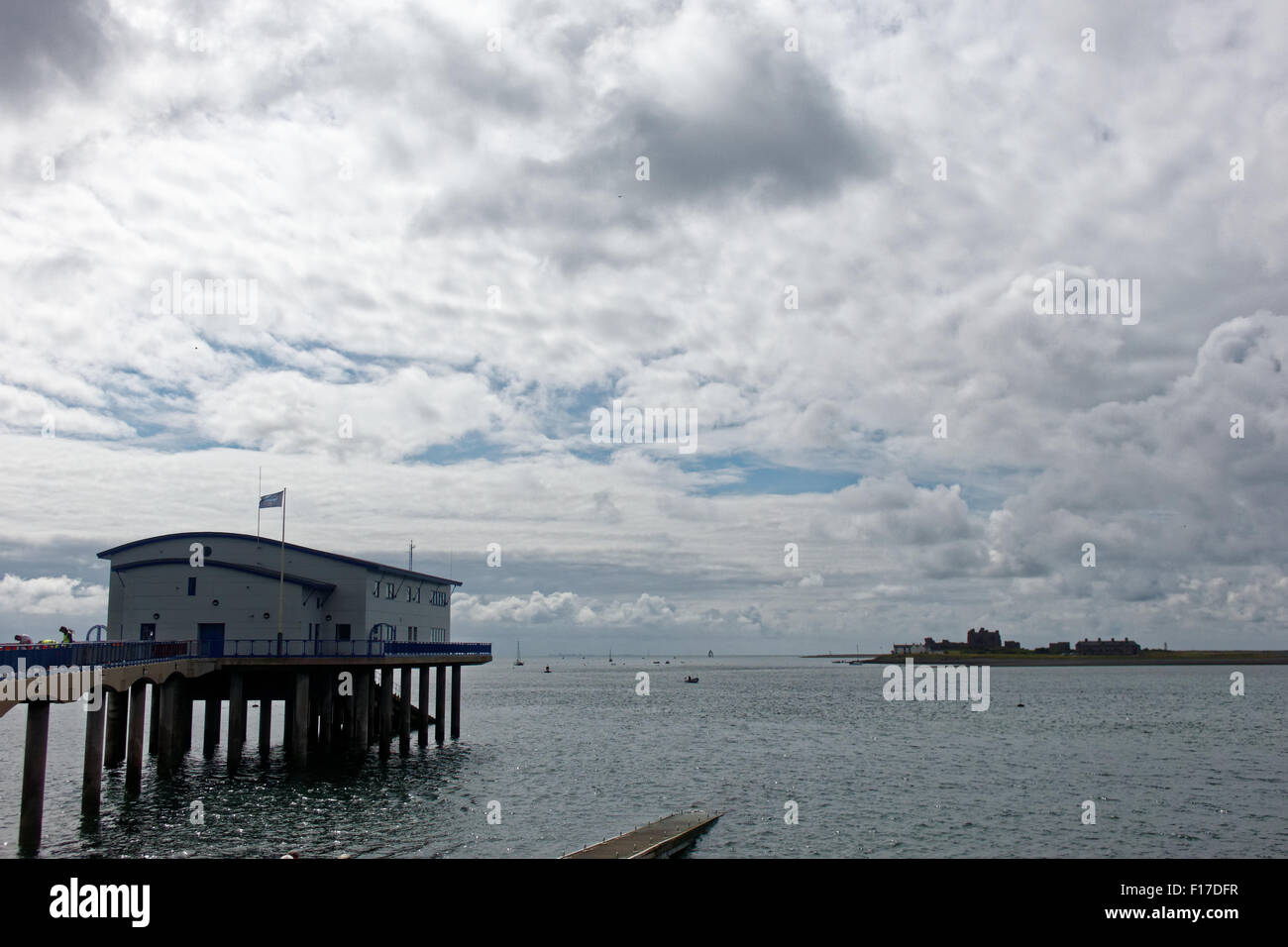La vie de Furness Boat Station Banque D'Images
