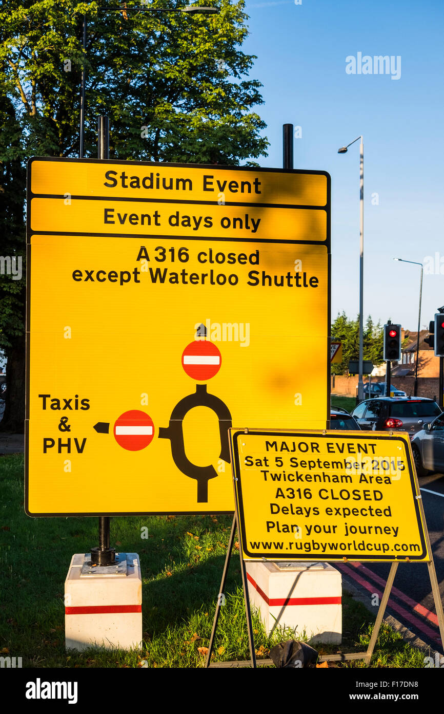 Le stade de rugby de Twickenham, London, Angleterre, Royaume-Uni Banque D'Images