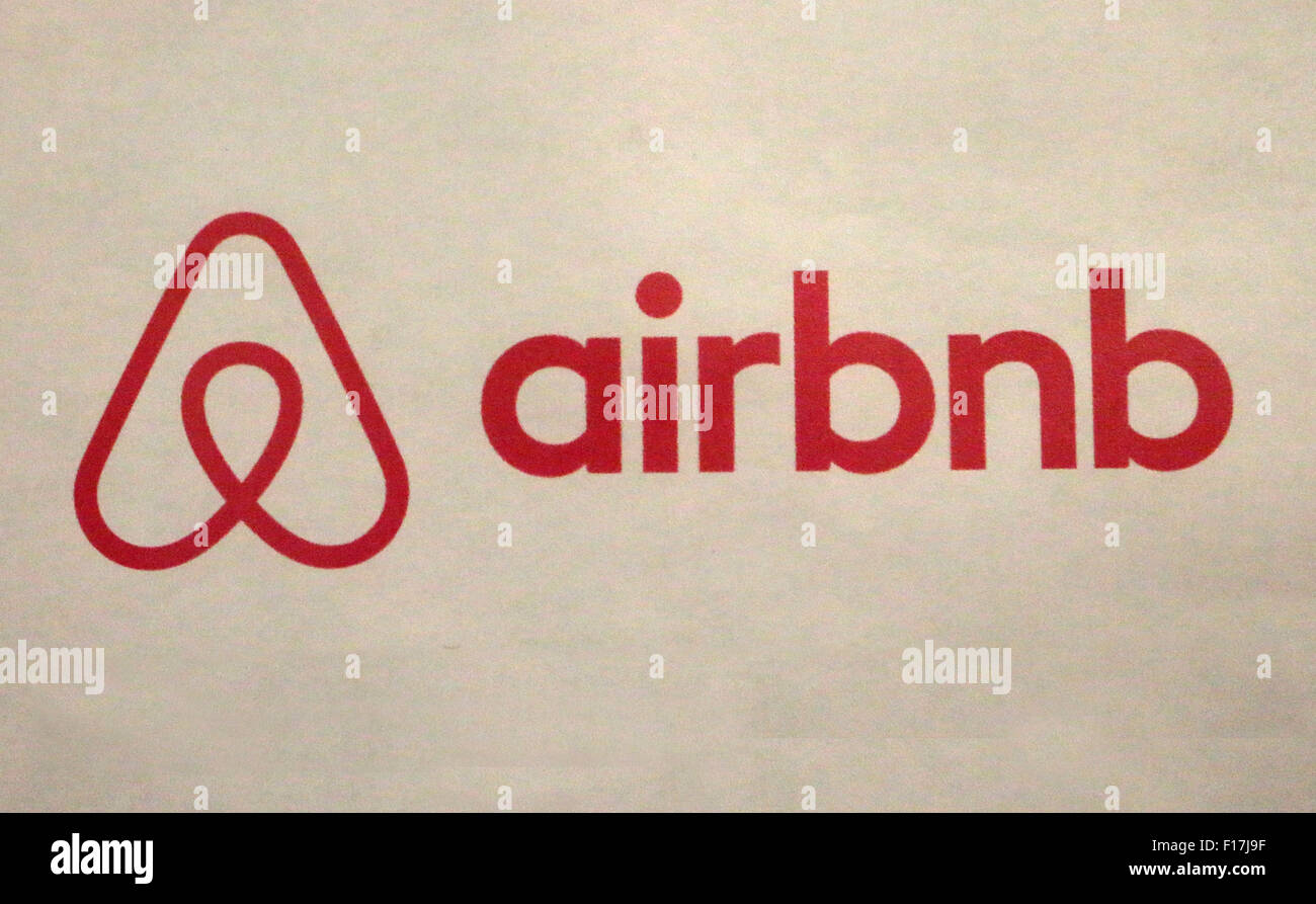 Markennamen : 'Airbnb", Berlin. Banque D'Images