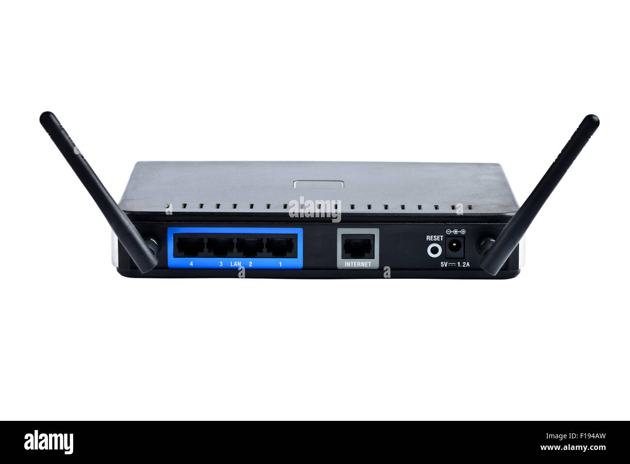 Modem routeur wifi internet sans fil isolé Banque D'Images Modem routeur wifi internet sans fil isolé Banque D'Images