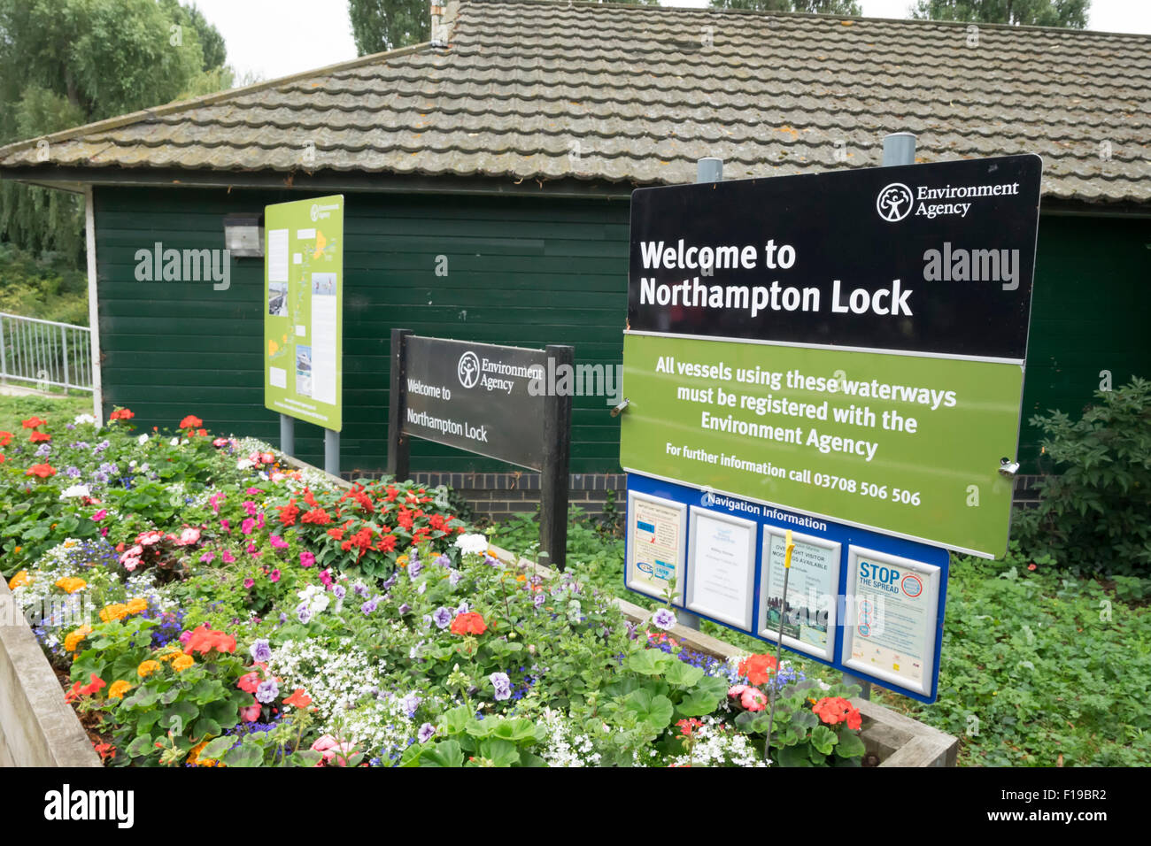 NORTHAMPTON LOCK BECKET'S PARK Banque D'Images