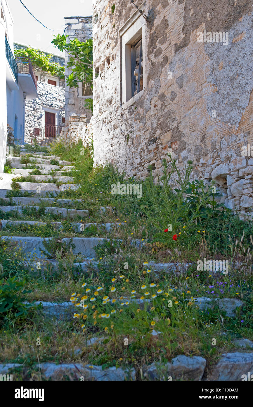 Spanien, Canaries, Naxos, Apiranthos Banque D'Images