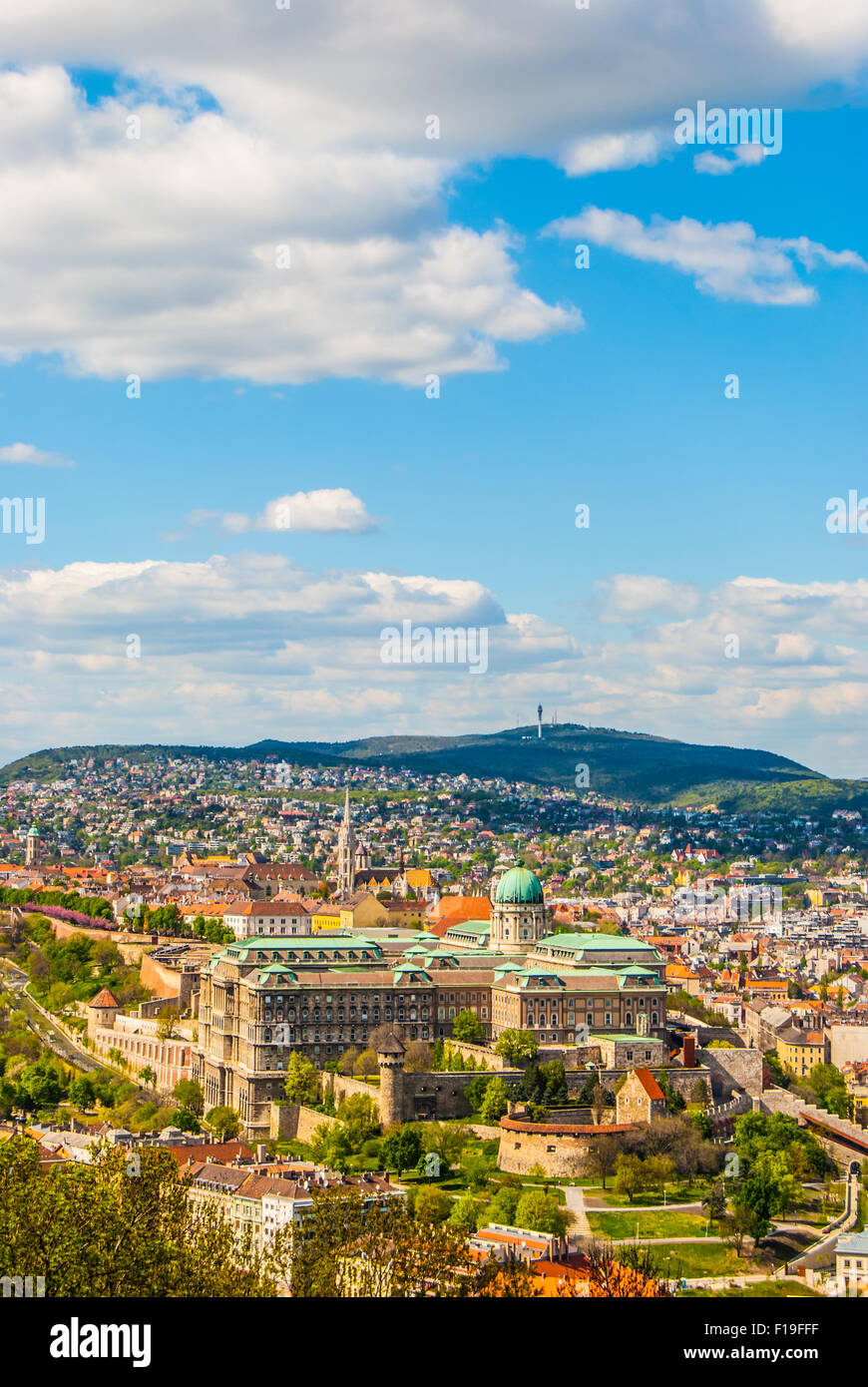 Le Château de Buda à Budapest Banque D'Images