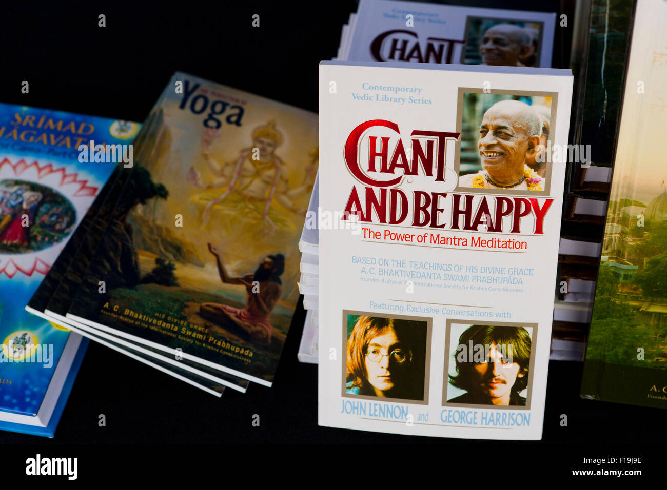 Livres hindouistes en vente - Etats-Unis Banque D'Images