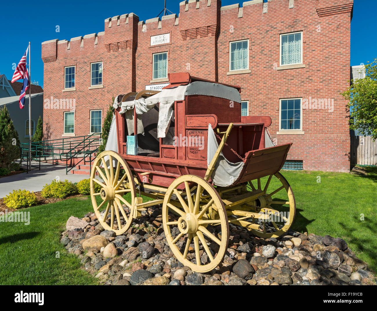 Le Wyoming, Niobrara Comté, Lusk, Stagecoach Museum Banque D'Images