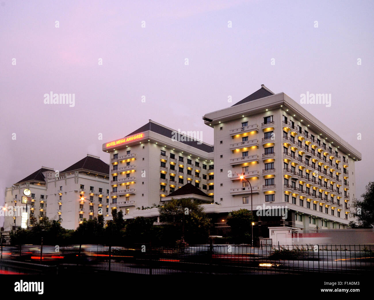 Bâtiment de Jakarta hôtel Mega Anggrek Hotel Jakarta Banque D'Images