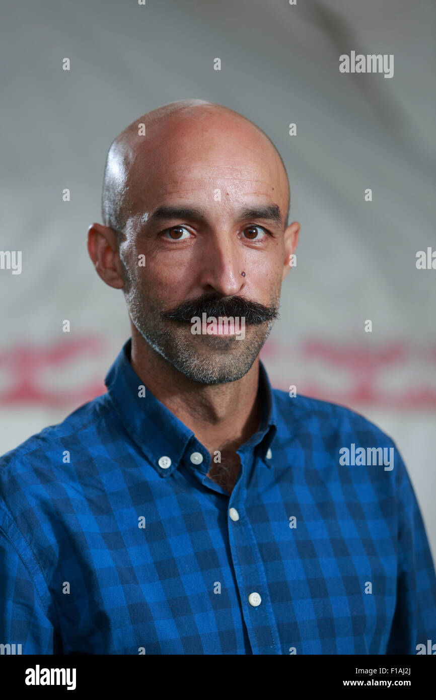 Édimbourg. UK. 31 août. Edinburgh International Book Festival. Jour 17 Edinburgh International Book Festival a lieu à Charlotte Square Gardens. On voit Jésus Carrasco. Pako Mera/Alamy Live News Banque D'Images