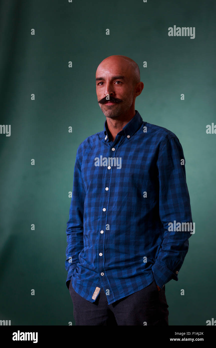 Édimbourg. UK. 31 août. Edinburgh International Book Festival. Jour 17 Edinburgh International Book Festival a lieu à Charlotte Square Gardens. On voit Jésus Carrasco. Pako Mera/Alamy Live News Banque D'Images