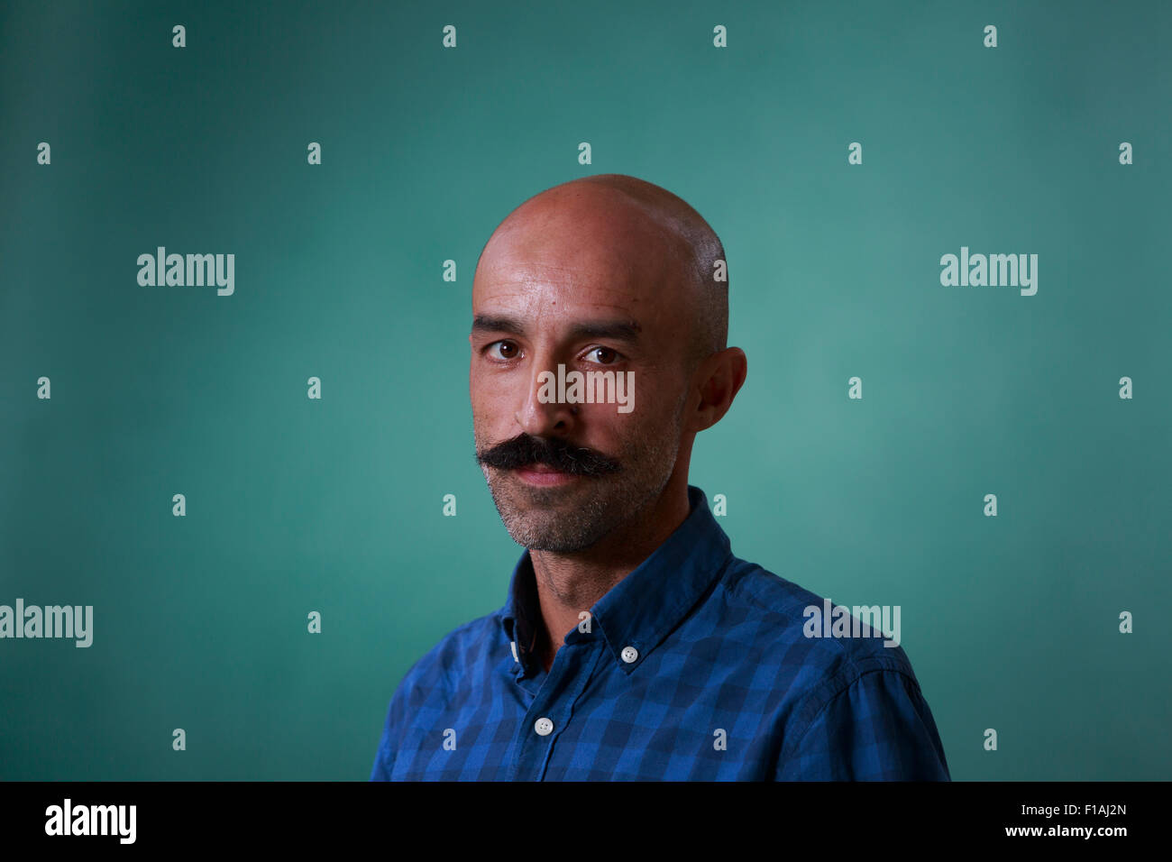 Édimbourg. UK. 31 août. Edinburgh International Book Festival. Jour 17 Edinburgh International Book Festival a lieu à Charlotte Square Gardens. On voit Jésus Carrasco. Pako Mera/Alamy Live News Banque D'Images