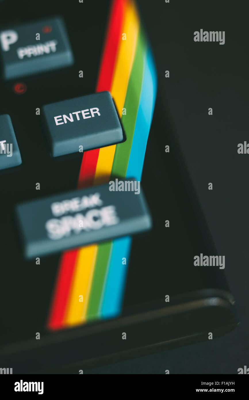 Sinclair Spectrum - Touche Entrée du clavier de l'ordinateur Banque D'Images