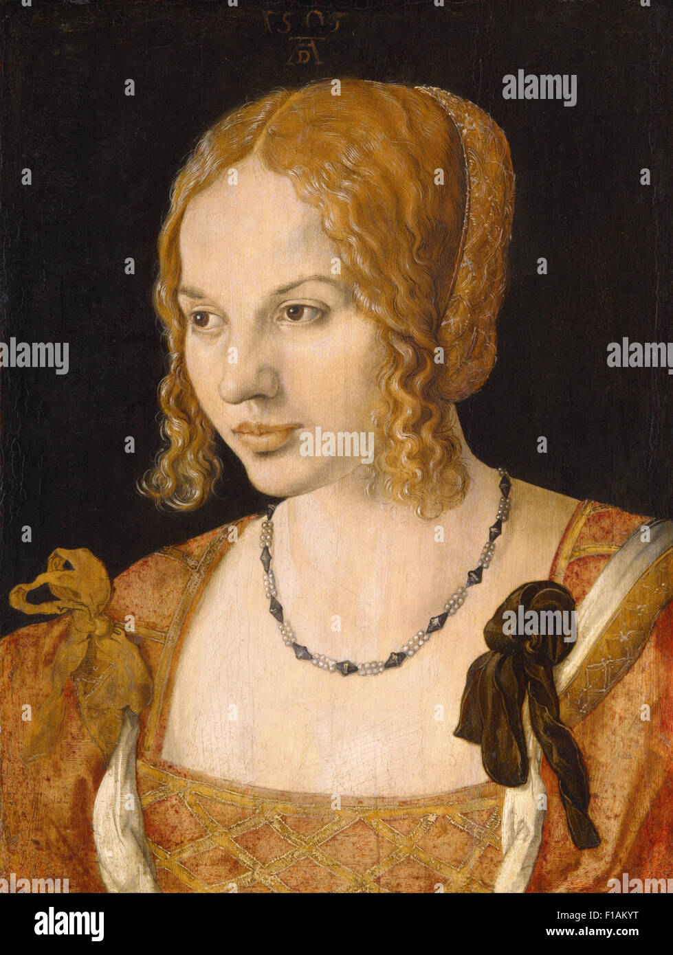 Albrecht Dürer - Portrait d'une jeune femme vénitienne Banque D'Images