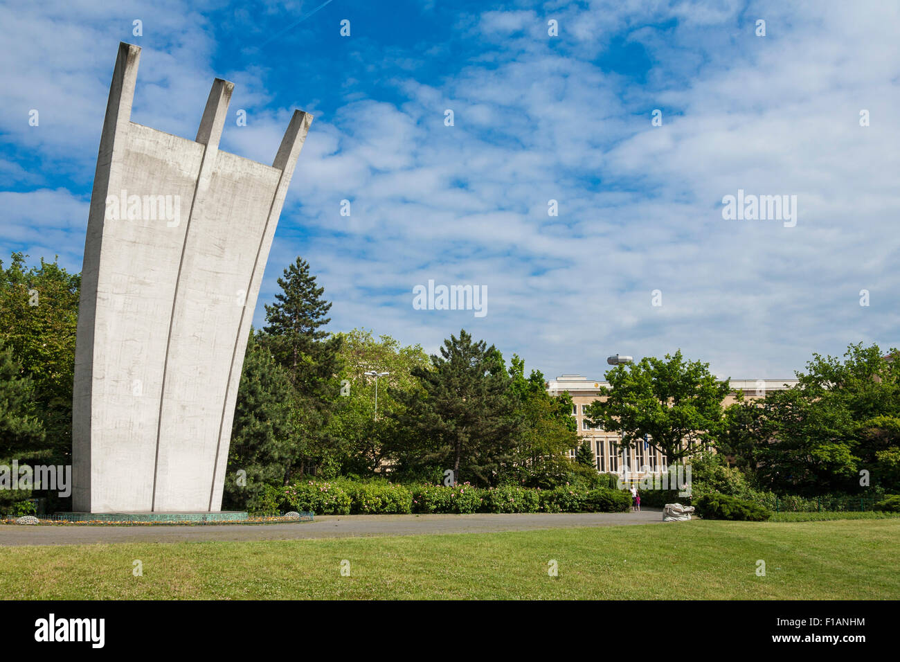 Allemagne, Berlin, Platz der Luftbruecke puis Banque D'Images