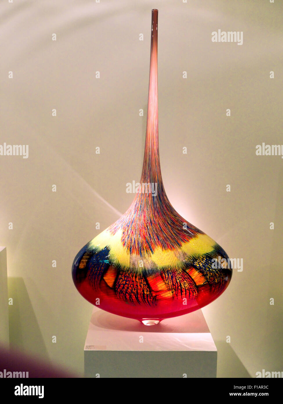 Art sculpture de verre par Lino Tagliapietra Banque D'Images