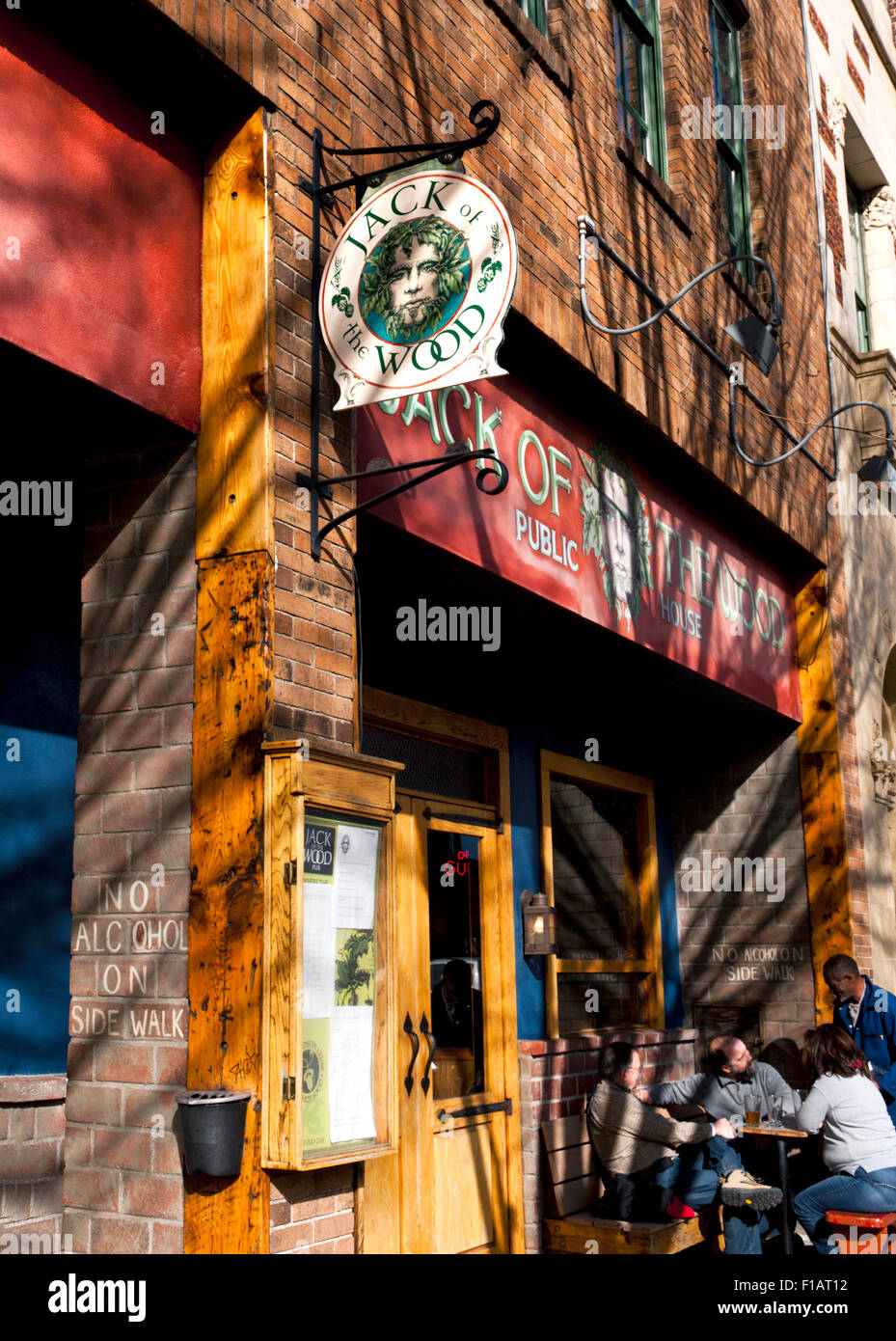 Jack du bois restaurant, bar, brasserie à Asheville, Caroline du Nord Banque D'Images