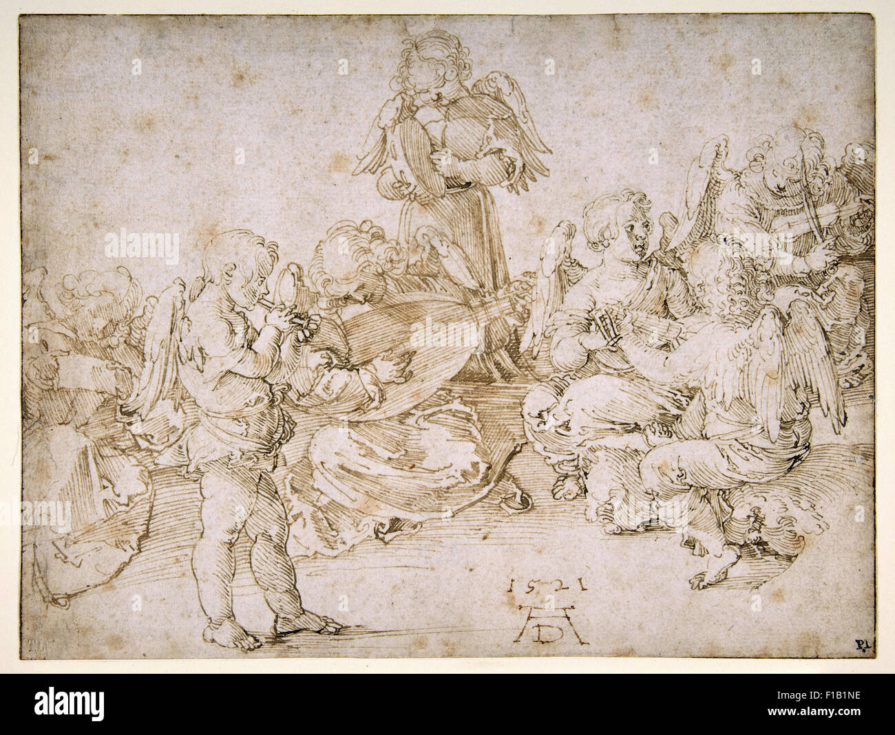 Albrecht Dürer - La Musique des Anges Banque D'Images