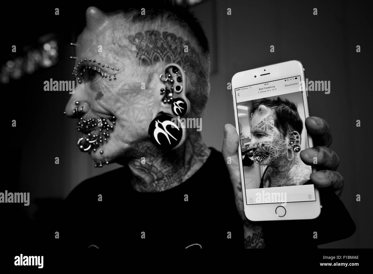 La Suisse, Lugano, Rolf Buchholz Banque D'Images