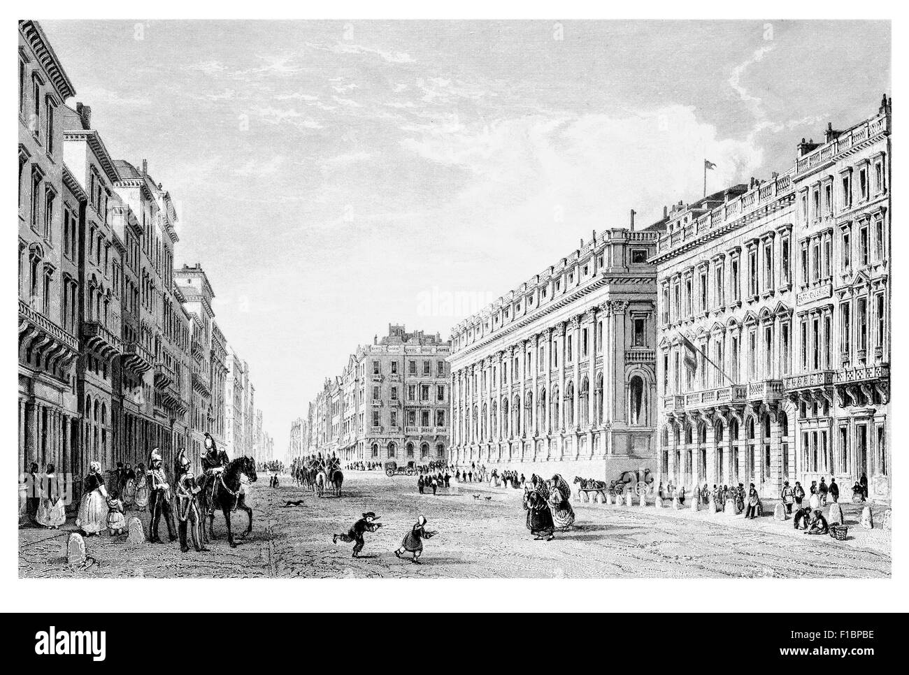 Rue du Chapeau Rouge Bordeaux Banque D'Images