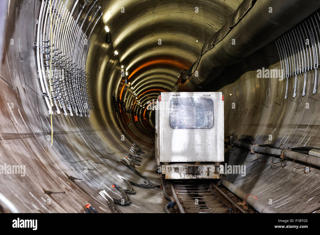 Berlin, Allemagne, U5-tunnel construction site Banque D'Images