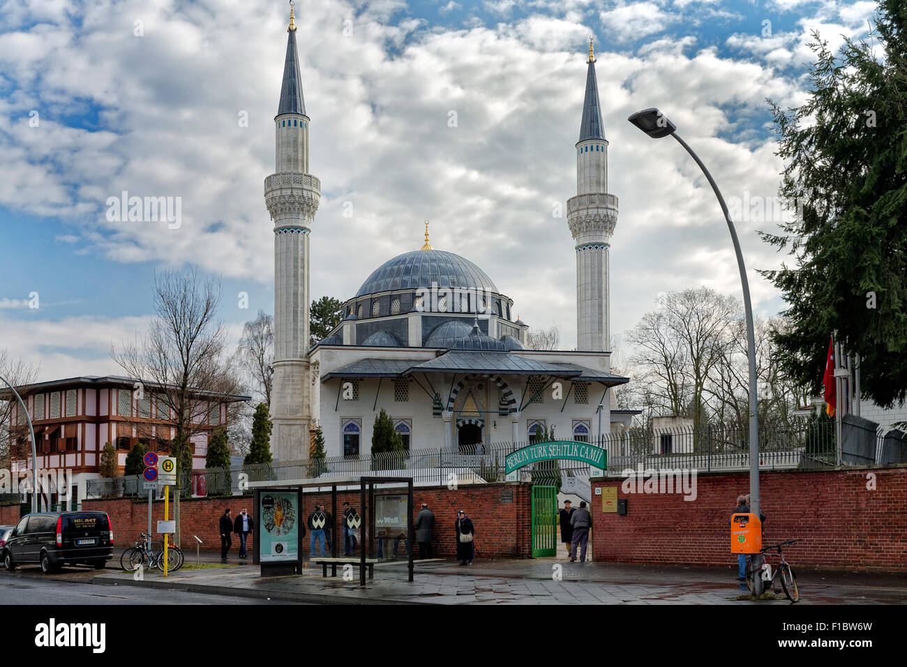 Berlin, Allemagne, la Mosquée de Sehitlik Banque D'Images
