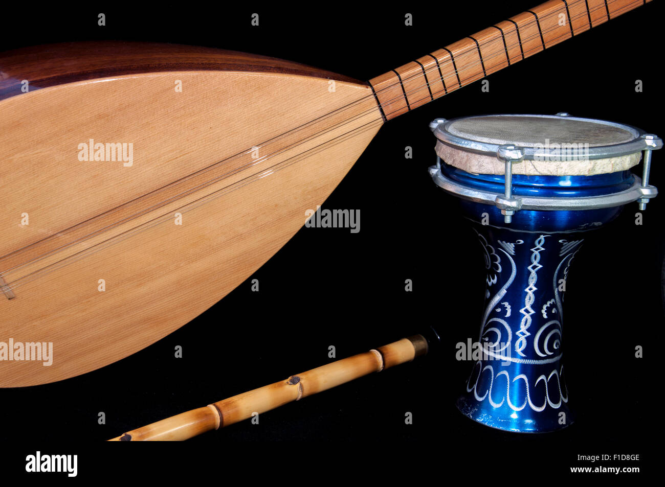 Concept instrumants Folk turc Banque D'Images