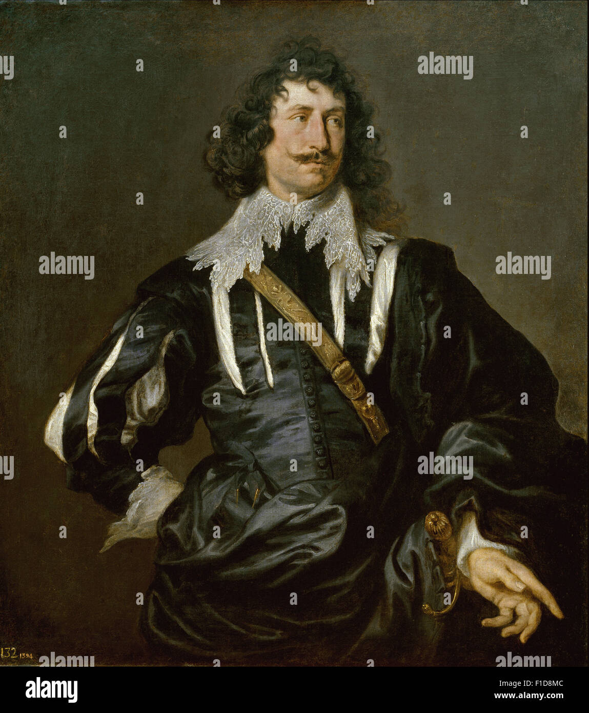 Anthony Van Dyck - Portrait d'un homme Banque D'Images