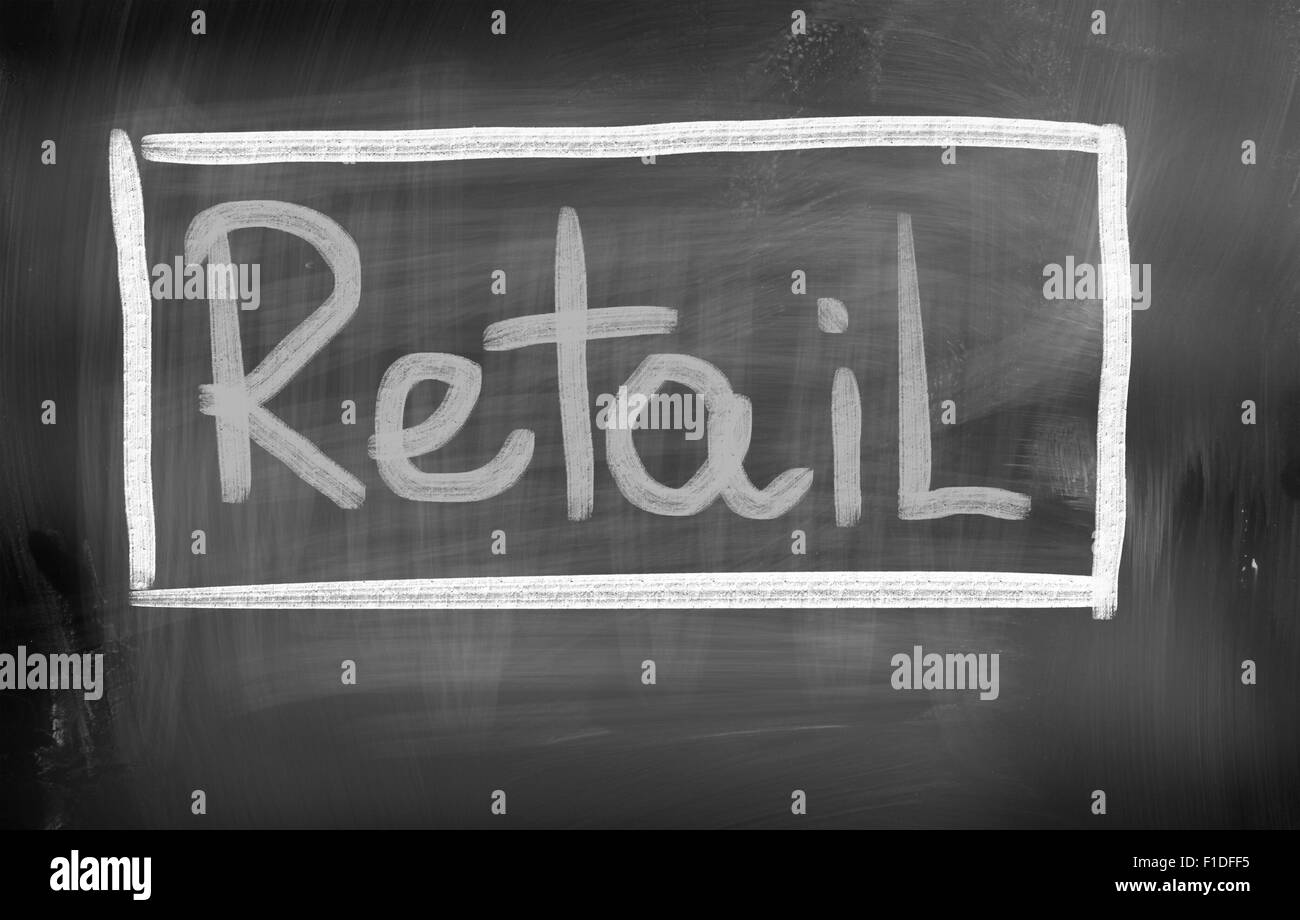 Concept de vente au détail Banque D'Images