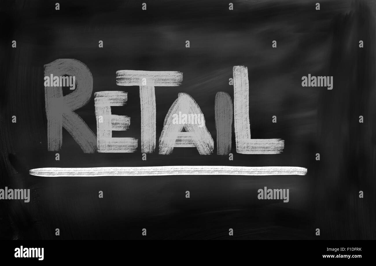 Concept de vente au détail Banque D'Images