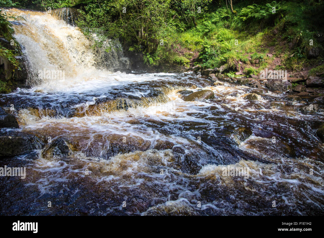 Cascades de Brecon Banque D'Images