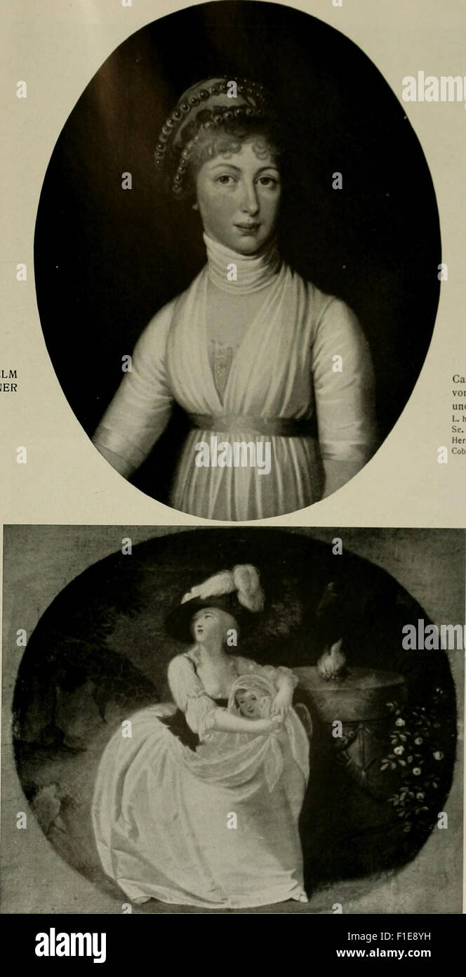 Deutsches Barock und Rokoko (1914) est une étude de l'art baroque et rococo allemand, publiée après l'exposition d'art allemand de 1914. L'œuvre comprend des illustrations et des descriptions de pièces notables de la période 1650-1800, mettant en valeur les artistes et les mouvements artistiques clés de l'époque. Banque D'Images