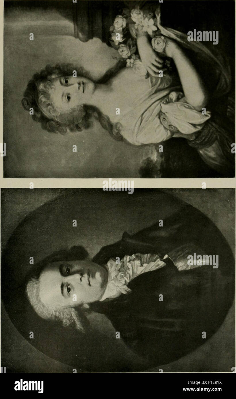 Cette œuvre de 1914 explore l'art baroque et rococo allemand, à la suite de l'exposition d'art allemand de la période 1650-1800 à Darmstadt. Il offre une étude complète de l'art allemand au cours de ces styles influents. Banque D'Images