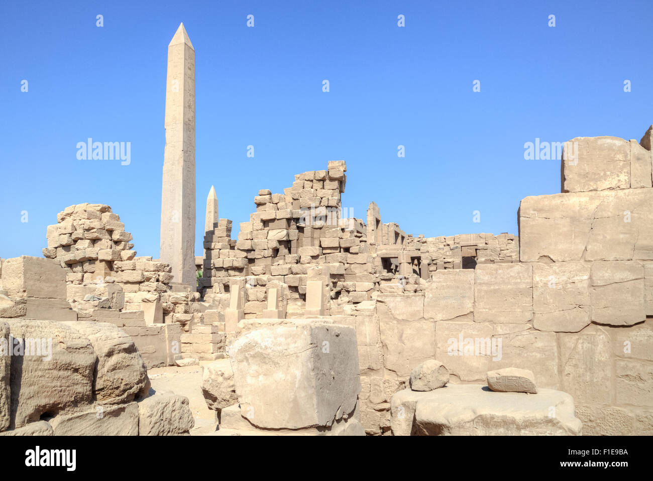 Temple de Karnak, Louxor, Egypte, Afrique du Sud Banque D'Images