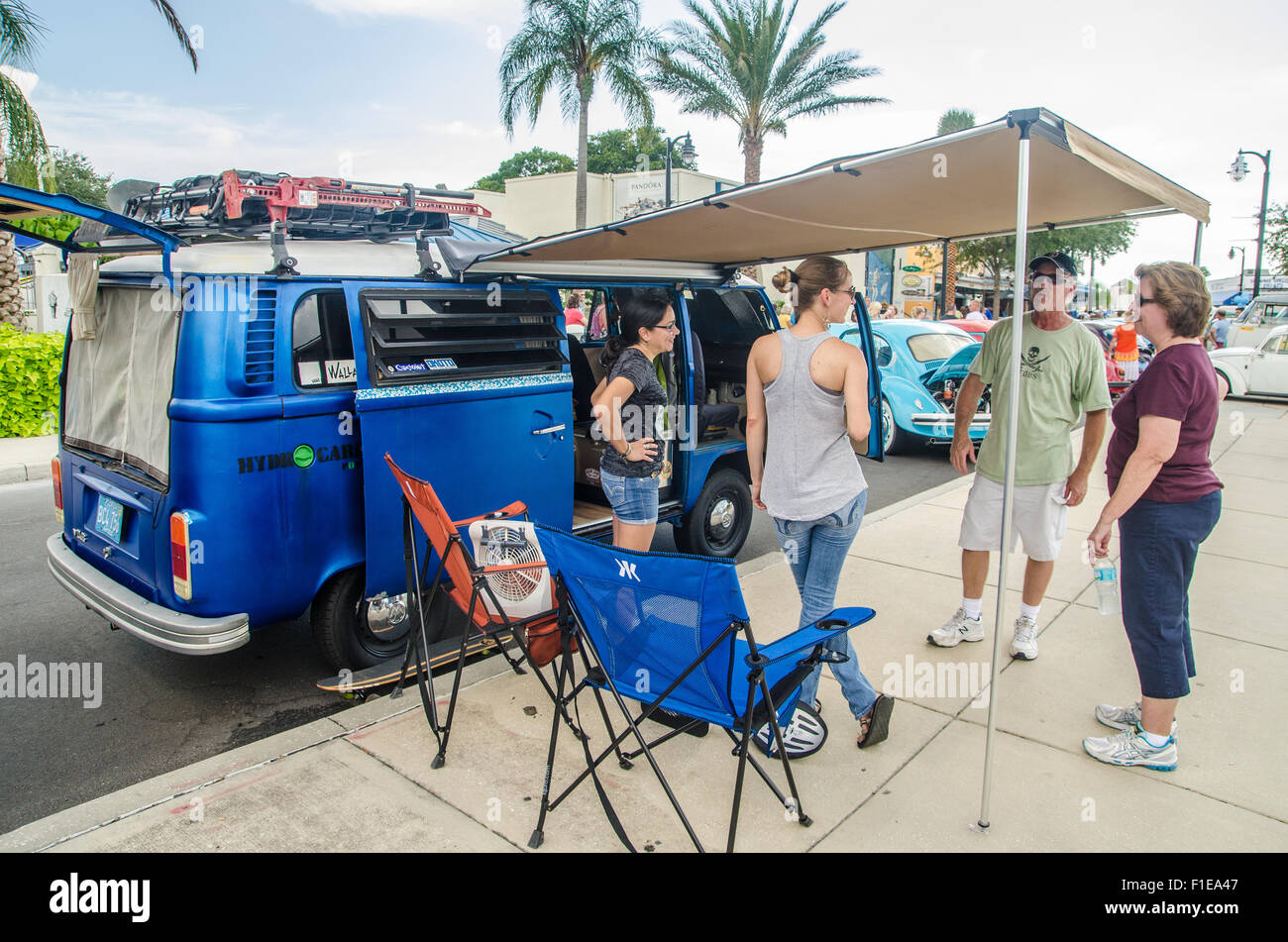 Hippy Fest 2015 Volkswagen Tampa Floride Banque D'Images