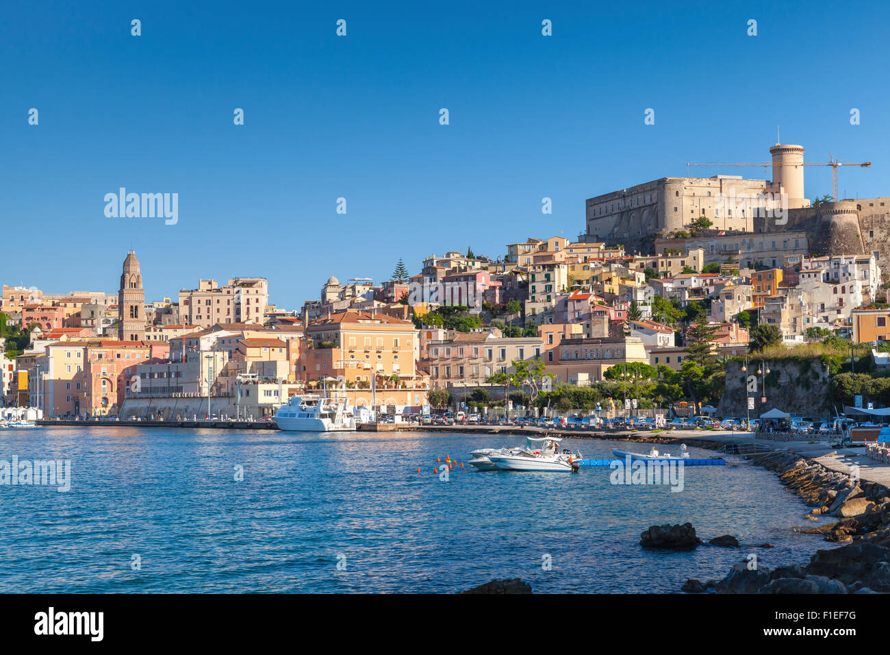 Cityscape.Quartier historique de la ville de Gaeta, Italie Banque D'Images