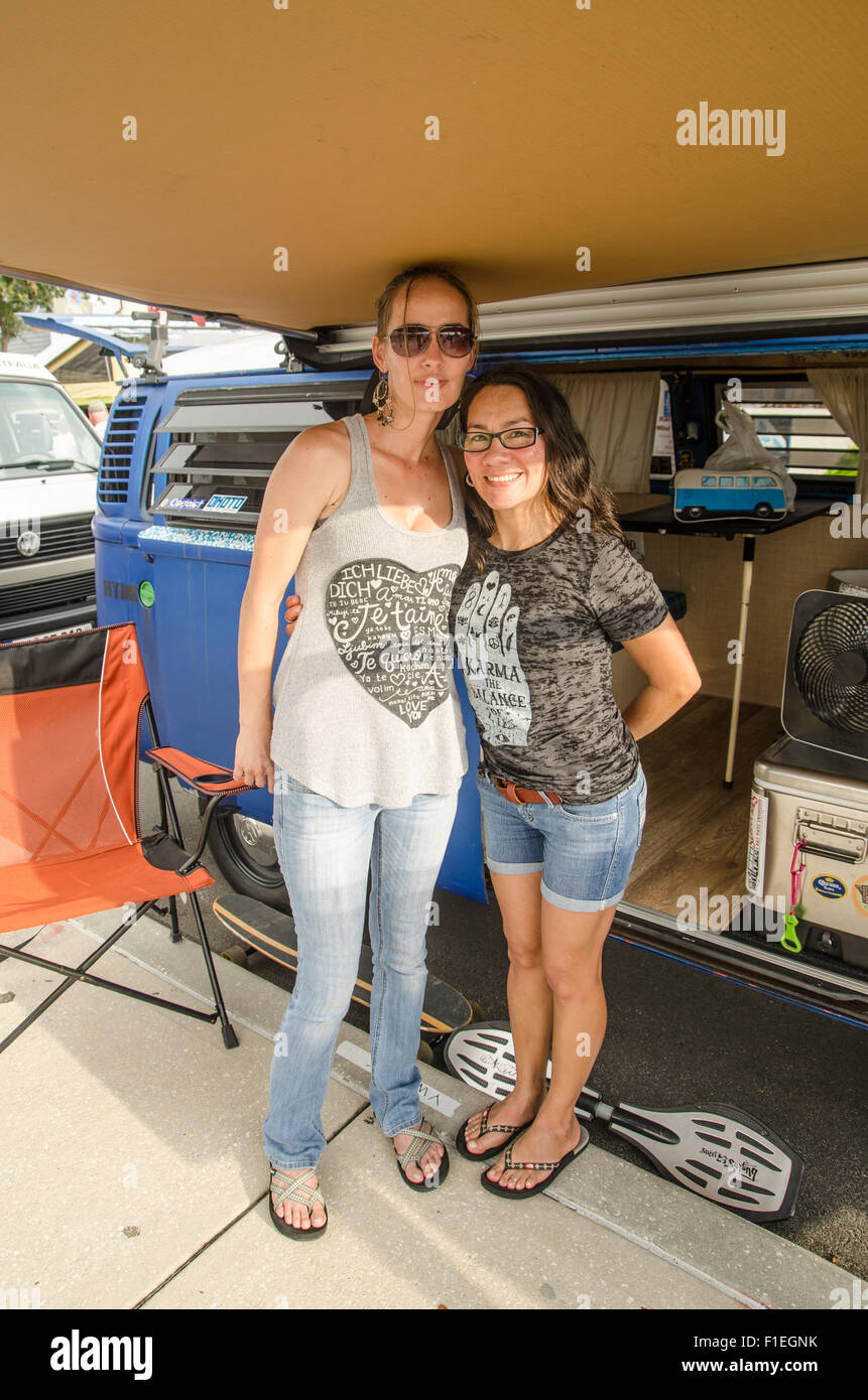 Hippy Fest 2015 Volkswagen Tampa Floride Banque D'Images